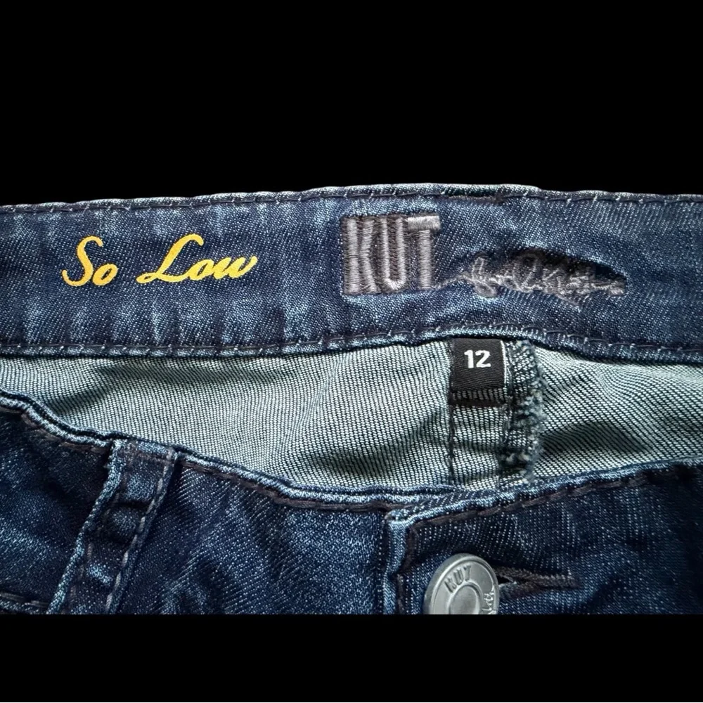 Kut from the Kloth Flare Blue Jeans - Picture 4 of 5